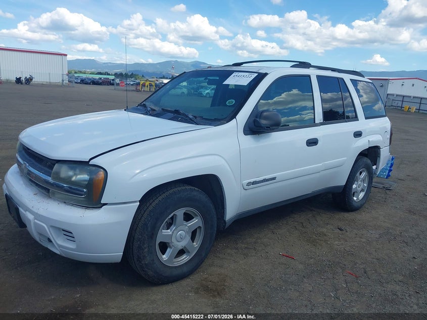 2002 Chevrolet Trailblazer Ls 1GNDT13S922165829 photo 1
