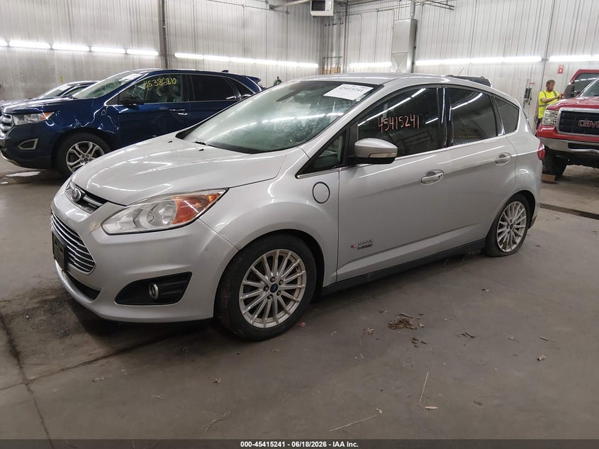 Vin: 1fadp5cu0el513205, lot: 45913263, ford c-max energi sel 20142