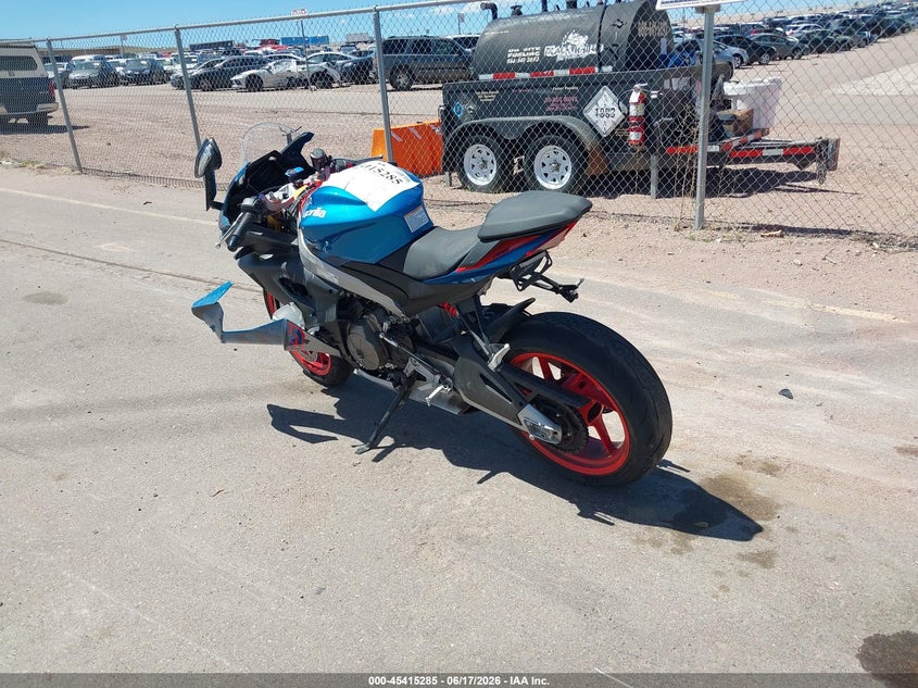 2026 APRILIA RS auction photo 3
