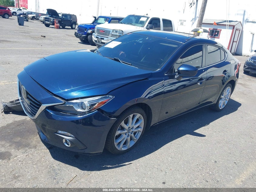 Vin: jm1bm1x39g1287314, lot: 45913319, mazda mazda3 s grand touring 20162