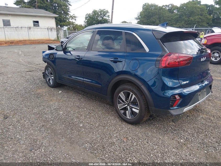 Vin: kndcd3ldxn5532593, lot: 45913330, kia niro plug-in hybrid ex 20223