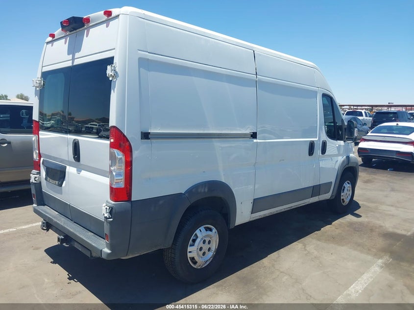 Vin: 3c6trvcgxee103571, lot: 45913337, ram promaster 2500 high roof 20144