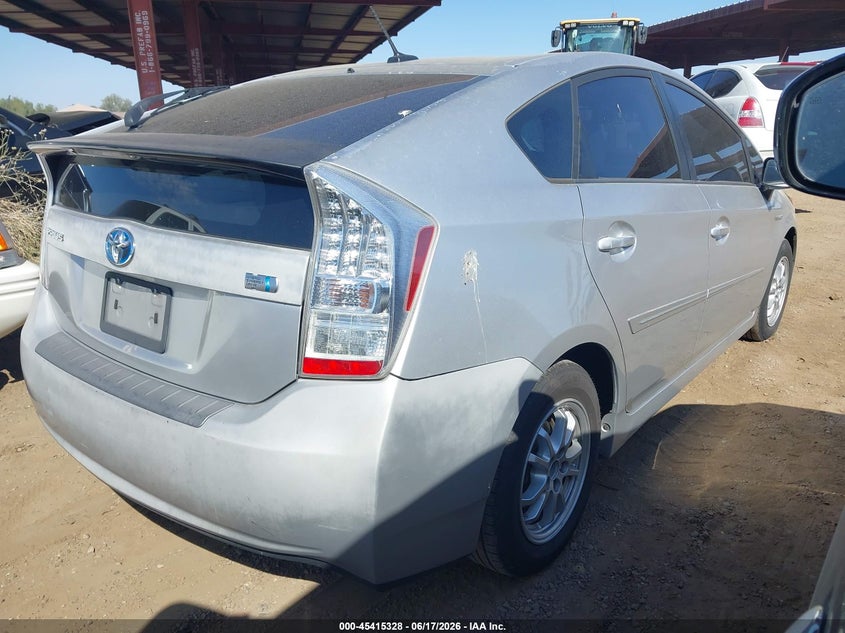 2010 TOYOTA PRIUS VIN JTDKN3DU9A0219579 nuotrauka 4