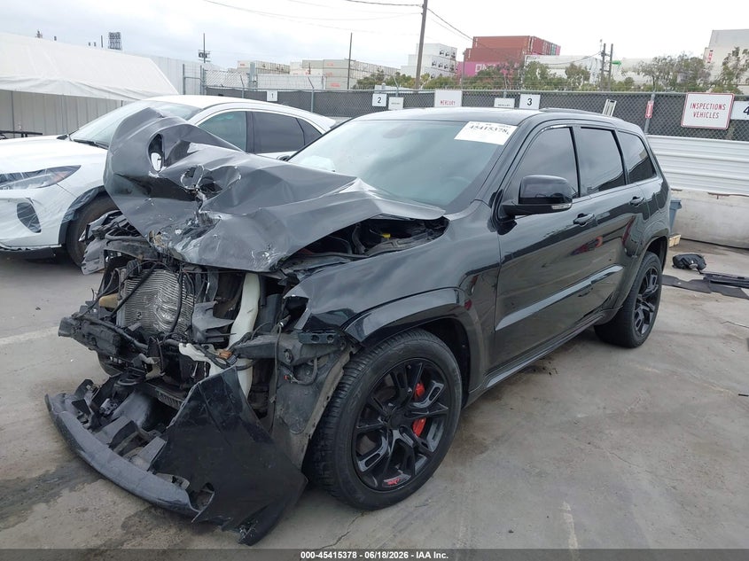 Vin: 1c4rjfdj2cc328775, lot: 45913400, jeep grand cherokee srt8 20122