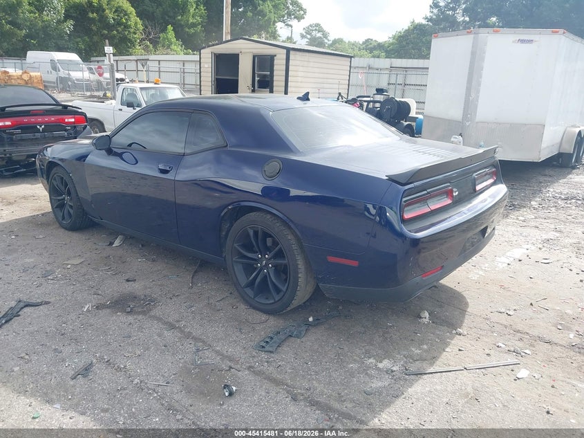 Vin: 2c3cdzbt5hh592763, lot: 45913503, dodge challenger r/t 20173