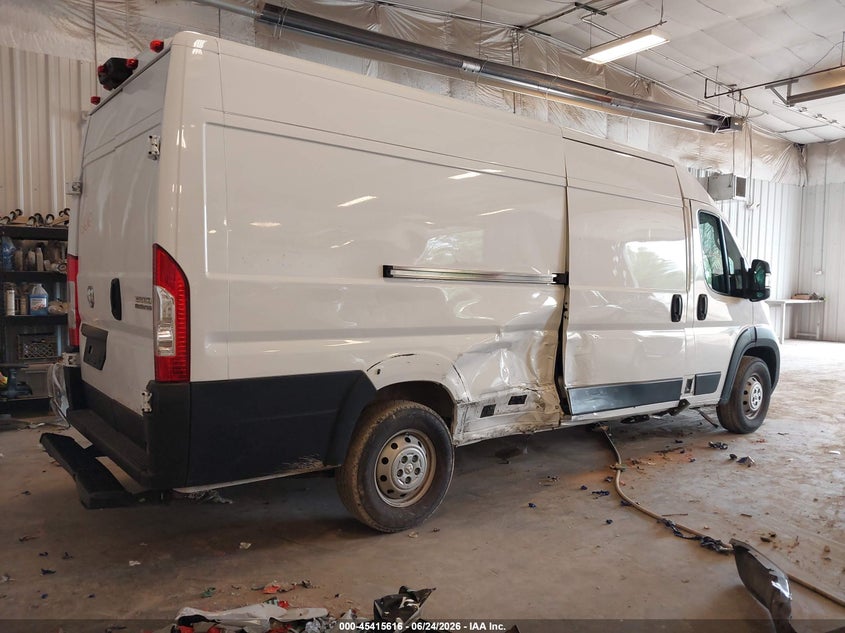 Vin: 3c6mrvjg6pe515108, lot: 45913638, ram promaster 3500 cargo van high roof 159 wb ext 20234