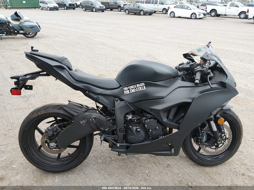 2025 Kawasaki Zx636 K VIN: JKBZXJJ12SA026117 Lot: 45415634