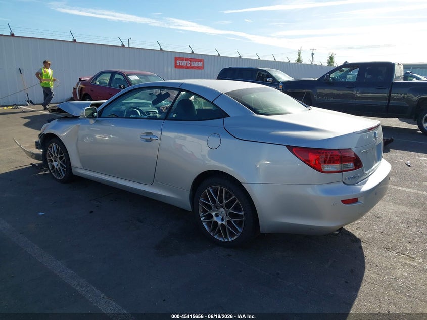 Vin: jthfe2c24a2502325, lot: 45913678, lexus is 350c 20103