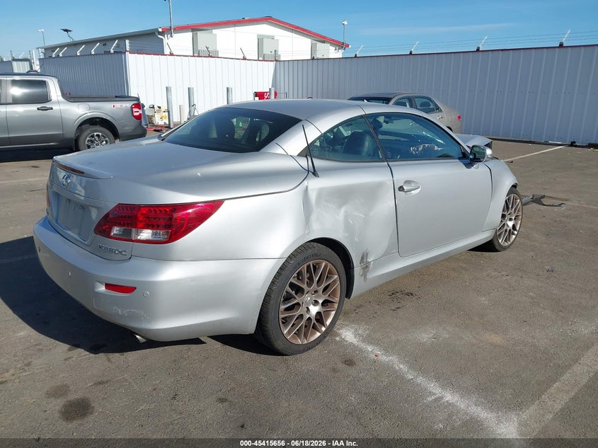 Vin: jthfe2c24a2502325, lot: 45913678, lexus is 350c 20104