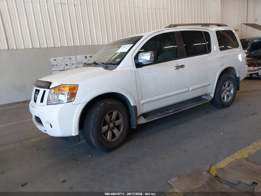 Vin: 5n1ba0nd6cn620873, lot: 45913733, nissan armada sv 20122