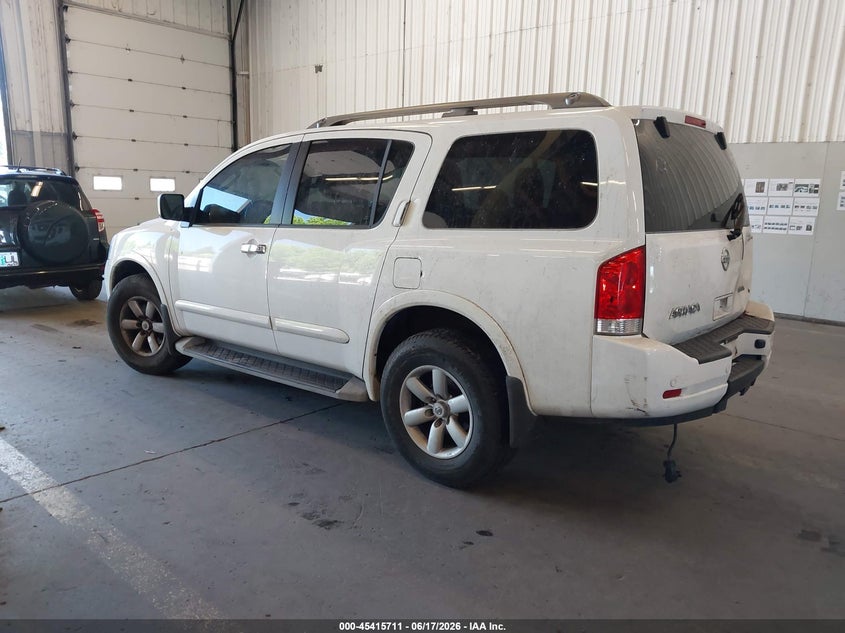 Vin: 5n1ba0nd6cn620873, lot: 45913733, nissan armada sv 20123