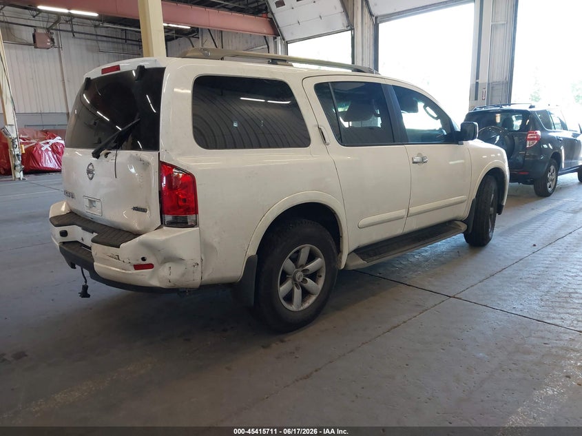 Vin: 5n1ba0nd6cn620873, lot: 45913733, nissan armada sv 20124