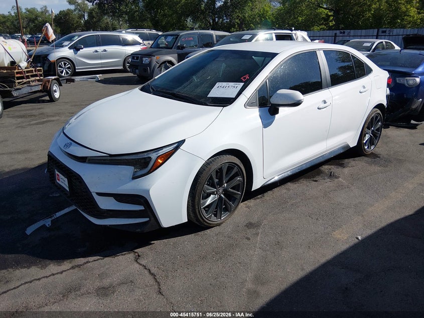2025 Toyota Corolla, Rear, IAAI, VIN 5YFS4MCE1SP242526 — photo 2