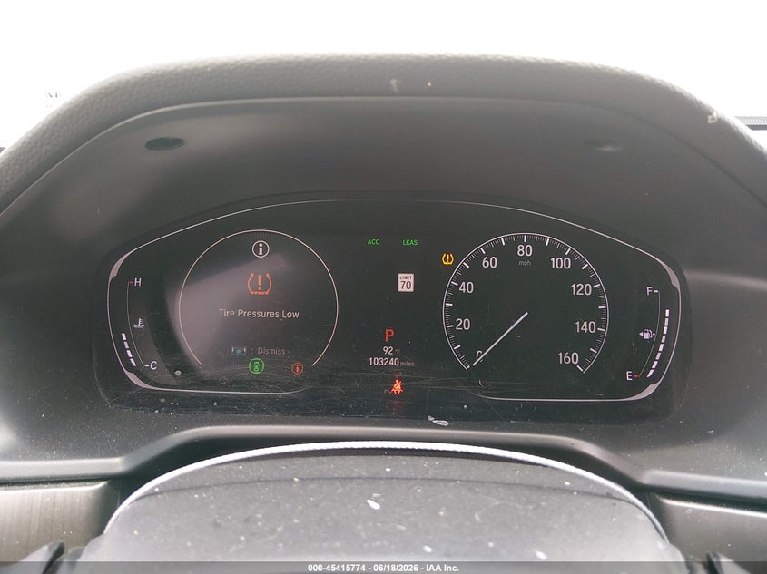 2020 HONDA ACCORD auction photo 7