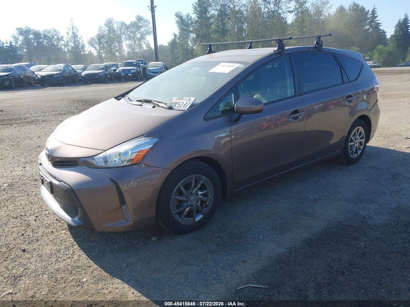 Vin: jtdzn3eu3hj060897, lot: 45913868, toyota prius v four 20172