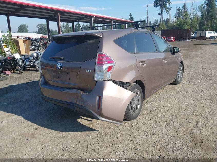 Vin: jtdzn3eu3hj060897, lot: 45913868, toyota prius v four 20174