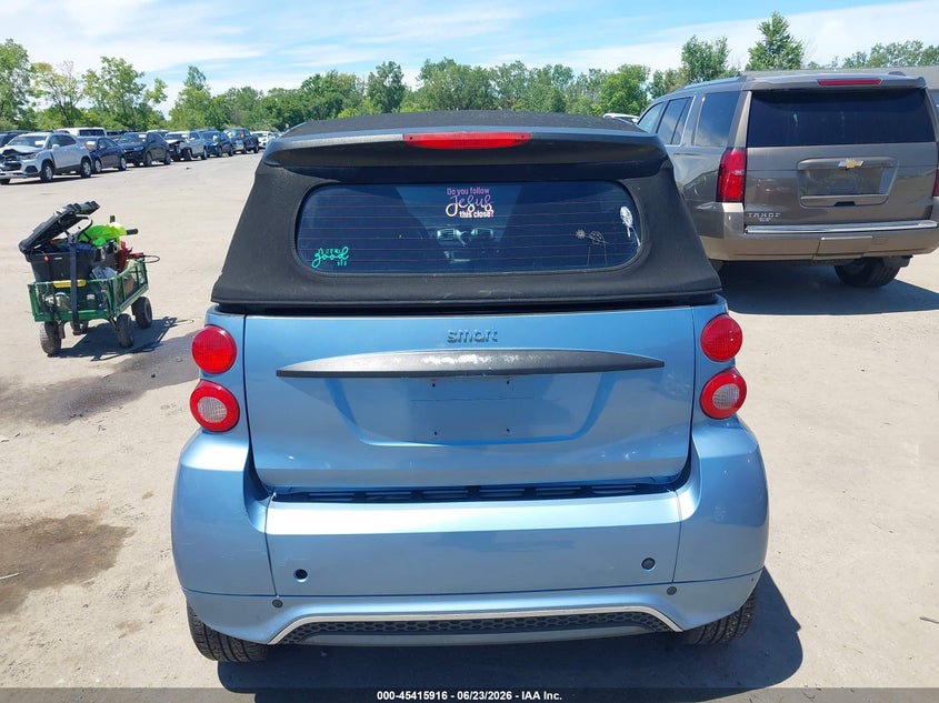 2013 Smart Fortwo Passion VIN: WMEEK3BA9DK582702 Lot: 45415916