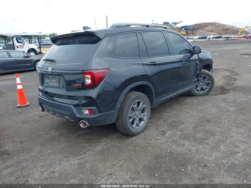 Vin: 5fnyf8h62rb019172, lot: 45914074, honda passport awd trailsport 20244