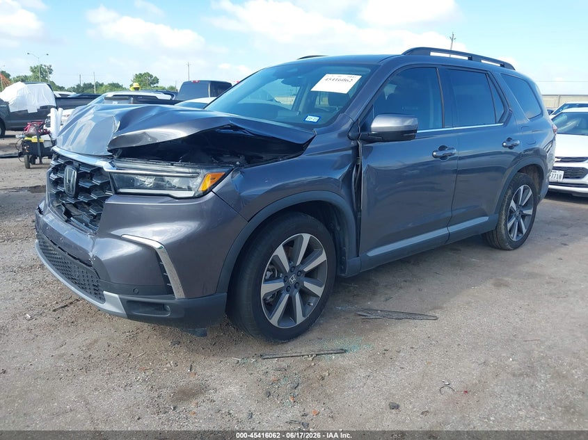 Vin: 5fnyg2h77sb022738, lot: 45914084, honda pilot touring 20252