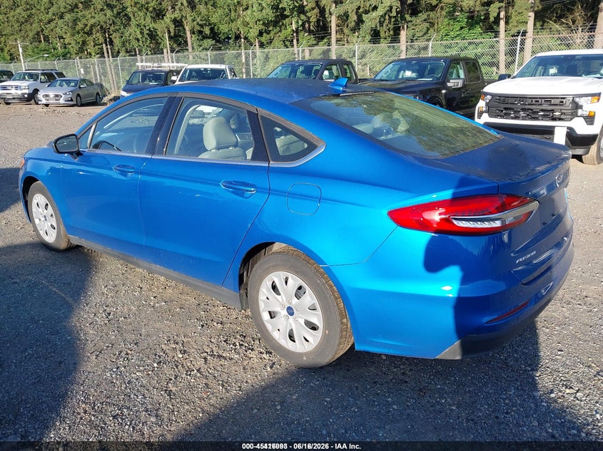 VIN: 3FA6P0G71LR201070 2020 FORD FUSION S