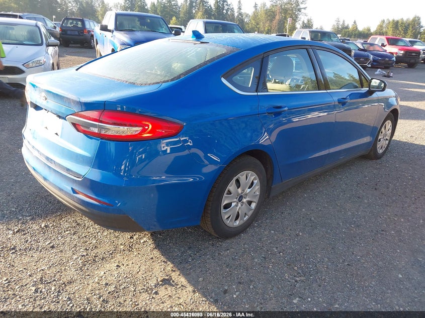 VIN: 3FA6P0G71LR201070 2020 FORD FUSION S