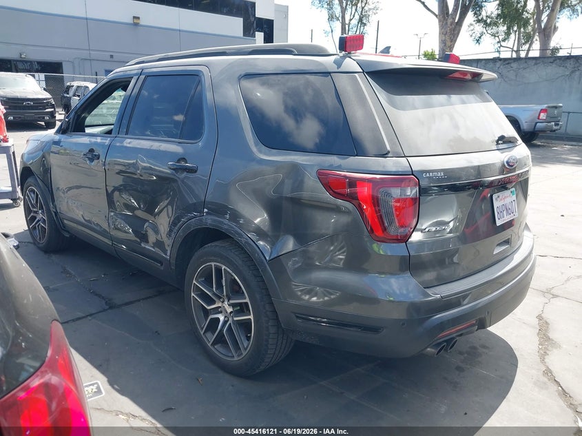 Vin: 1fm5k8gtxkga19255, lot: 45914143, ford explorer sport 20193