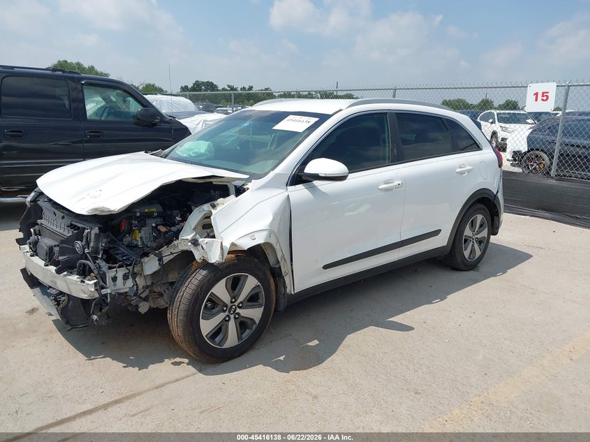 Vin: kndcc3lcxh5066209, lot: 45914160, kia niro ex 20172