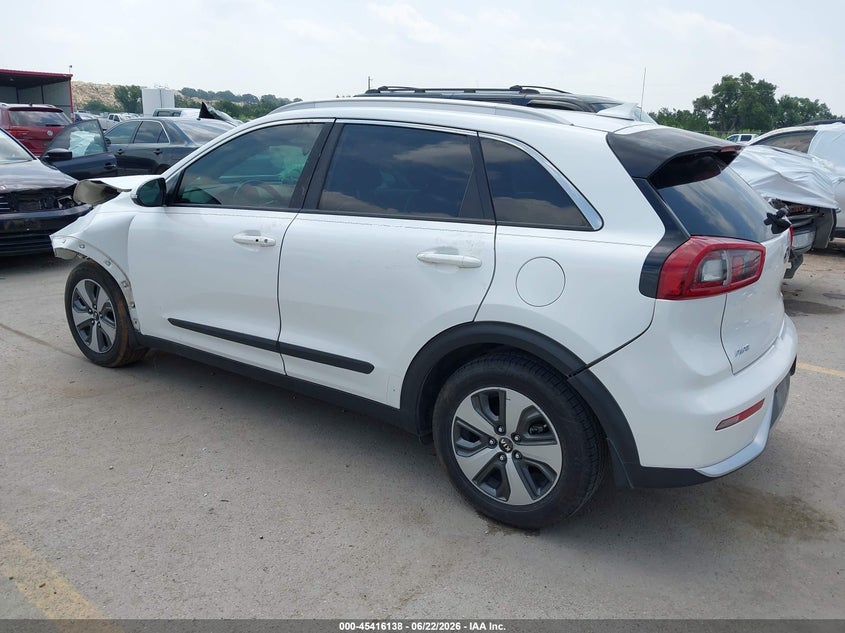 Vin: kndcc3lcxh5066209, lot: 45914160, kia niro ex 20173
