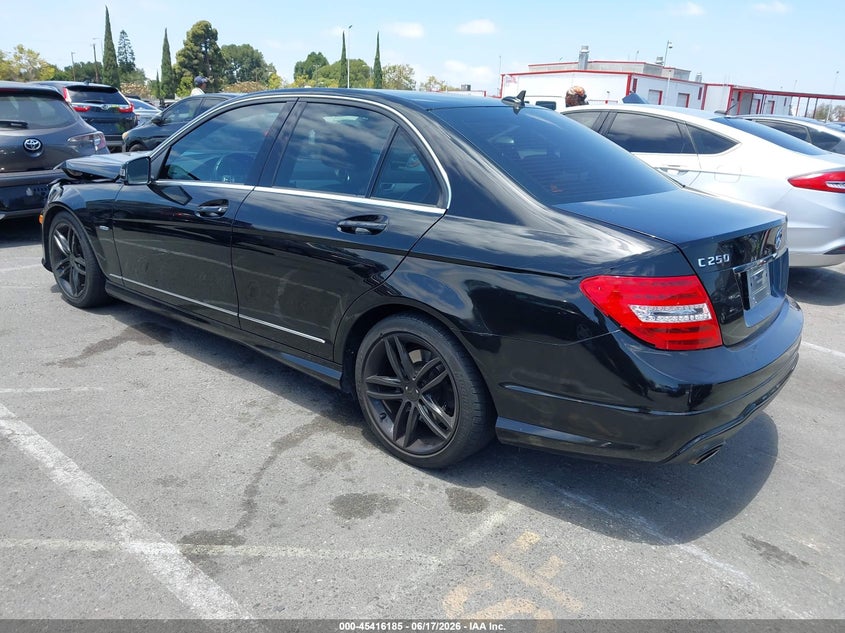 2012 MERCEDES-BENZ C 250 auction photo 3