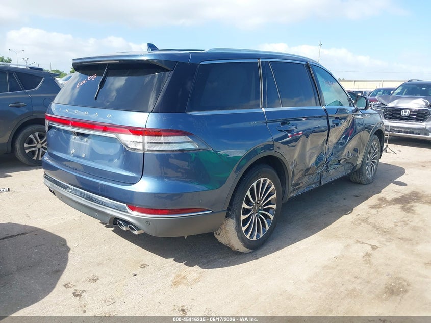 Vin: 5lm5j7xc4lgl23516, lot: 45914257, lincoln aviator reserve 20204