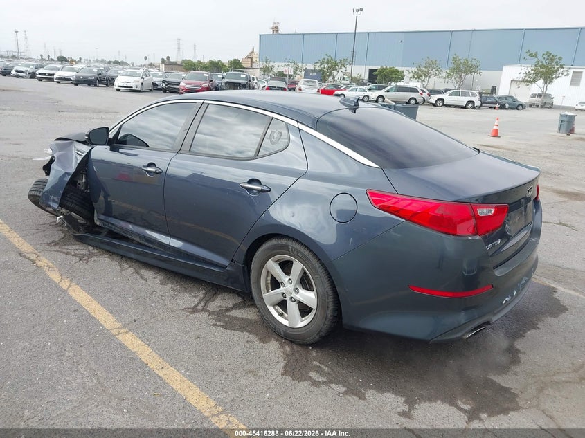 Vin: knagm4a79f5578550, lot: 45914310, kia optima lx 20153
