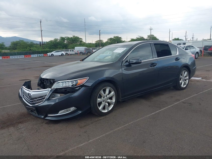 Vin: jh4kc1f38ec002896, lot: 45914358, acura rlx 20142