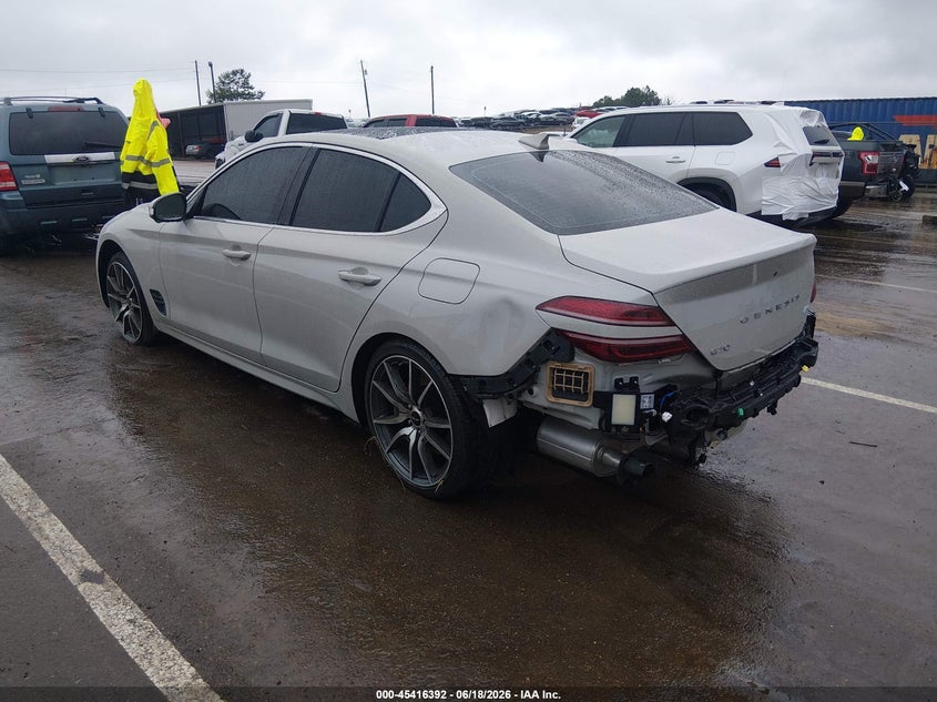 Vin: kmtg34sc4tu171269, lot: 45914414, genesis g70 2.5t awd prestige 20263