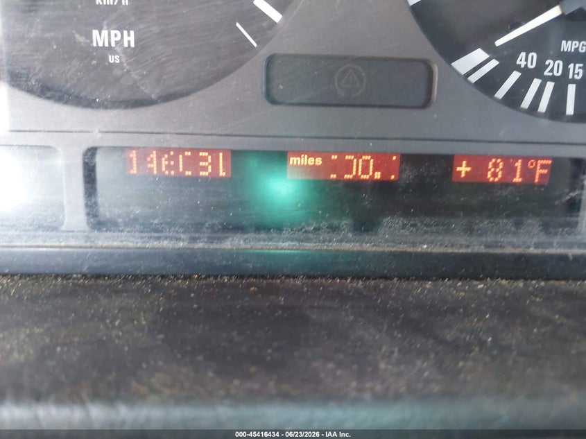 1995 BMW 7ER SEDAN 4.0L V8 FI DOHC 32V F