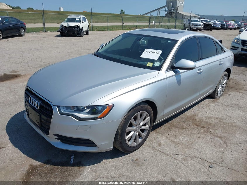 Vin: wauffafc4en057017, lot: 45914597, audi a6 2.0t premium 20142