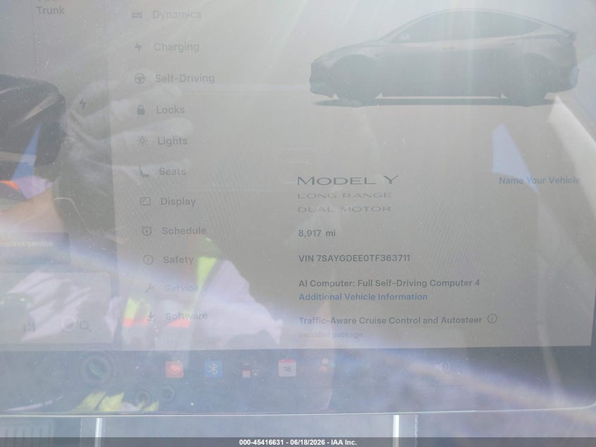 2026 TESLA MODEL Y auction photo 7