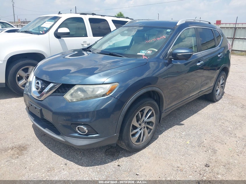 Vin: 5n1at2mv2ec826671, lot: 45914696, nissan rogue sl 20142