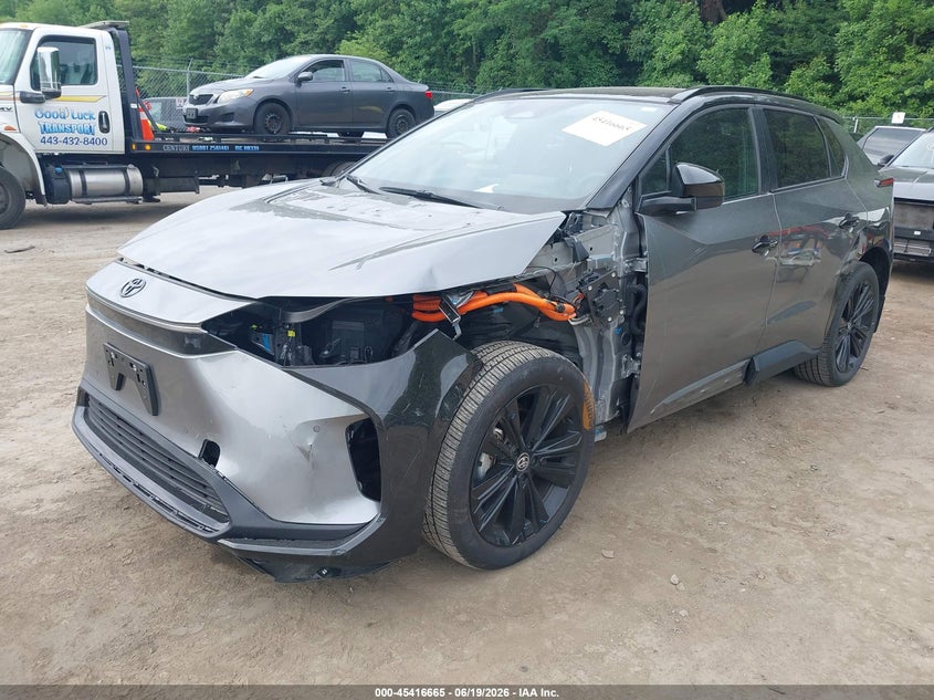 Vin: jtmabaca5sa094480, lot: 45914716, toyota bz4x nightshade 20252