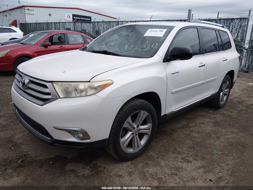 Vin: 5tddk3eh5bs046709, lot: 45914751, toyota highlander limited v6 20112