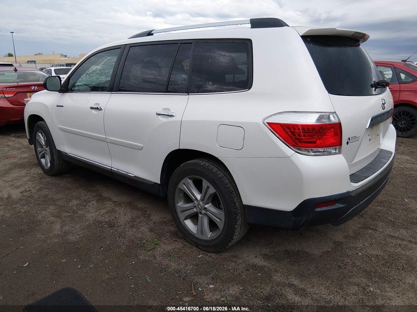 Vin: 5tddk3eh5bs046709, lot: 45914751, toyota highlander limited v6 20113