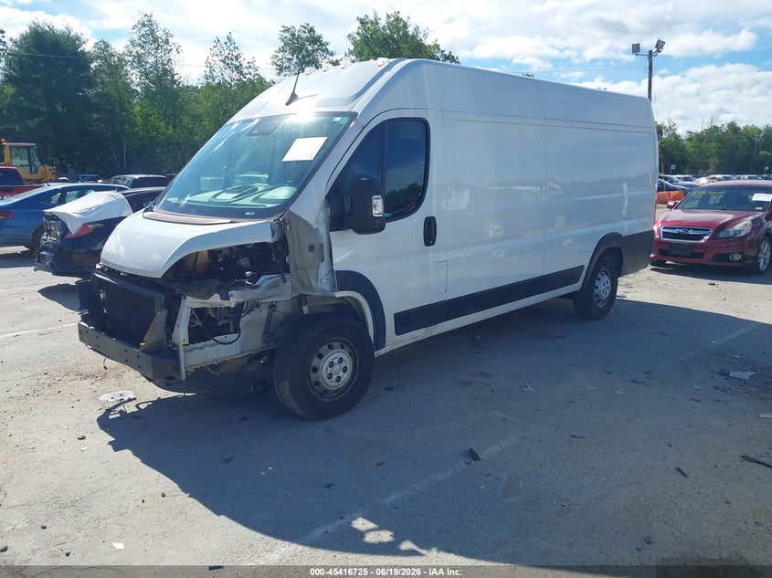 Vin: 3c6mrvjgxpe526242, lot: 45914776, ram promaster 3500 cargo van high roof 159 wb ext 2023 img_1