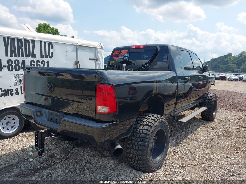 Vin: 3c6ur5ml6hg515785, lot: 45914800, ram 2500 big horn  4x4 6'4 box 20174