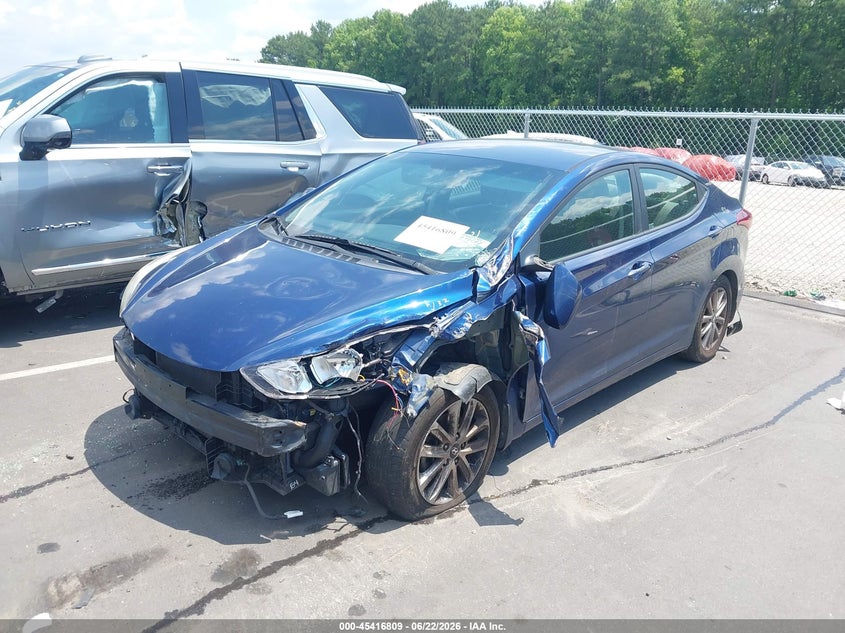 2016 Hyundai Elantra Se 5NPDH4AE7GH688927 photo 1