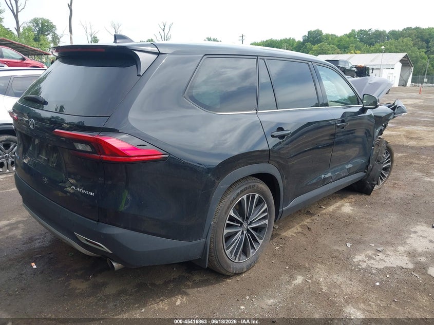 Vin: 5tdadab59rs008955, lot: 45914914, toyota grand highlander hybrid platinum max 20244
