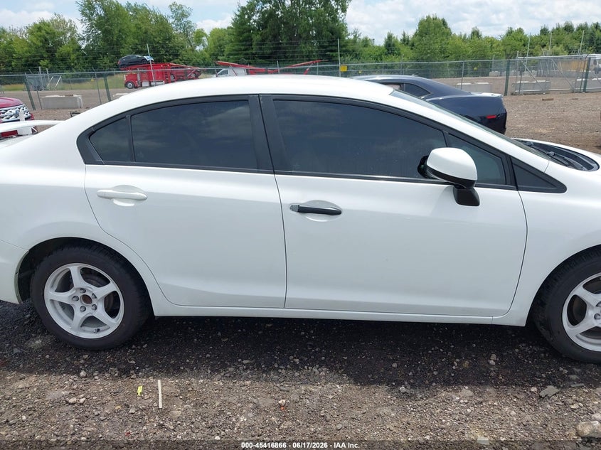 2013 HONDA CIVIC SEDAN 1.8L I-4 VVT, 140HP