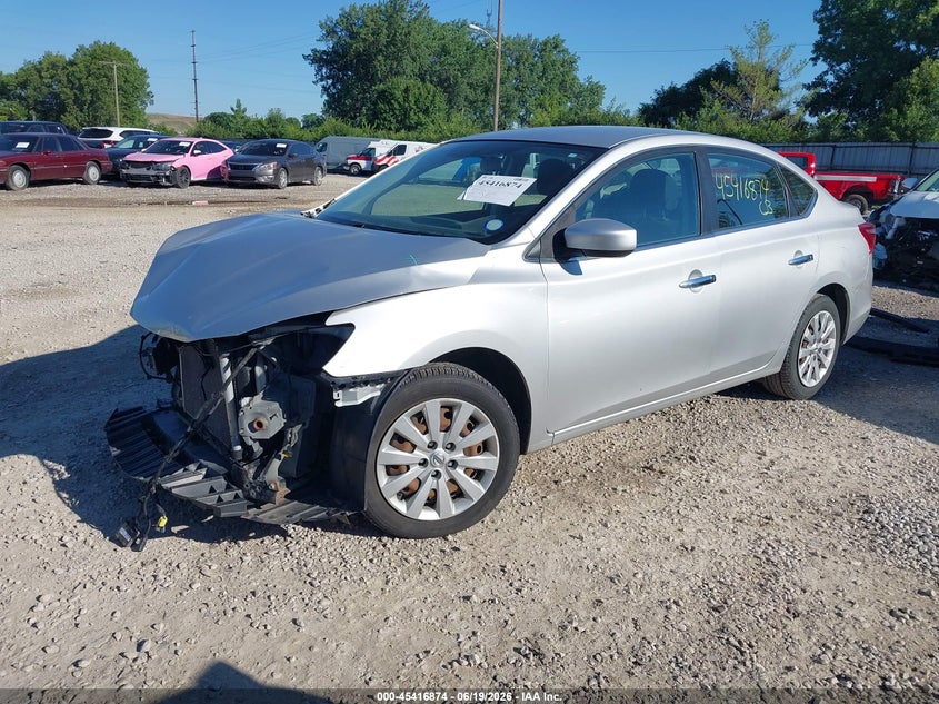 3N1AB7AP2KY319124 2019 Nissan Sentra S photo 1