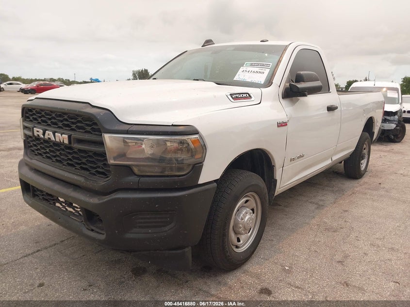 Vin: 3c6mr4aj6ng237558, lot: 45914931, ram 2500 tradesman  4x2 8' box 20222