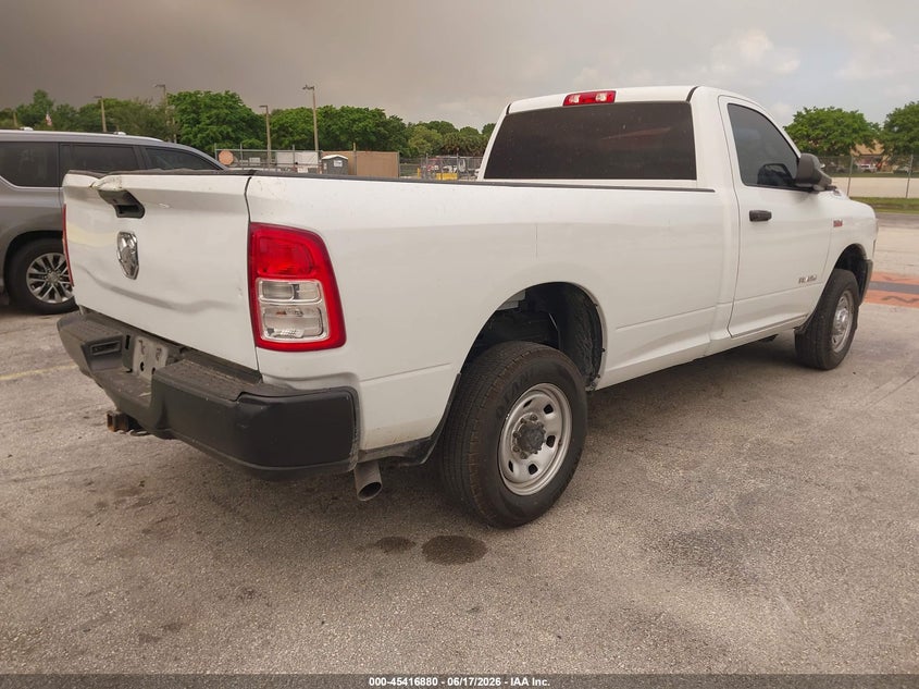 Vin: 3c6mr4aj6ng237558, lot: 45914931, ram 2500 tradesman  4x2 8' box 20224