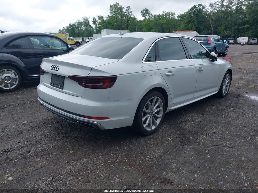 Vin: wauenaf41kn002804, lot: 45914946, audi a4 45 premium 20194