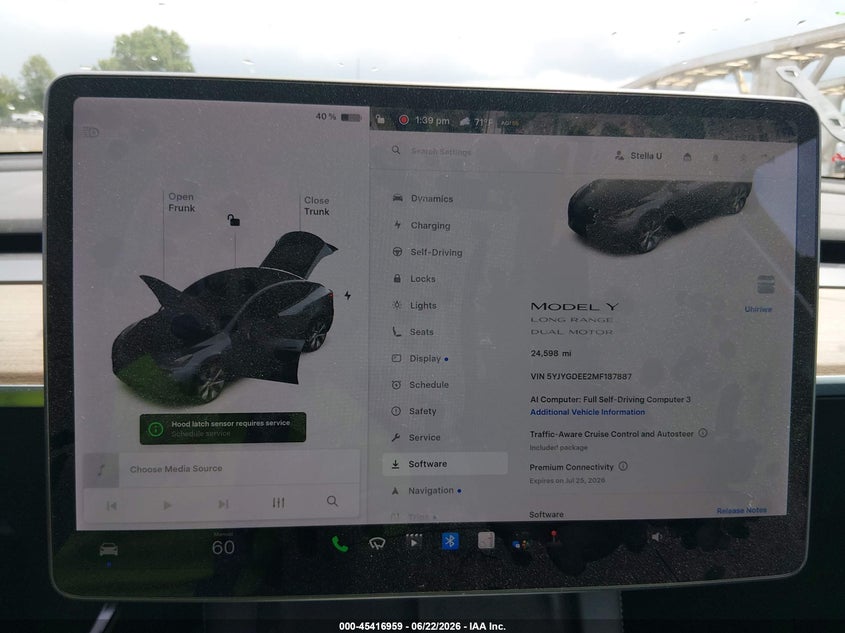 2021 TESLA MODEL Y SPORT UTILITY VEHICLE ELECTRIC